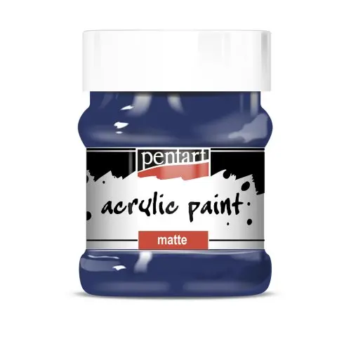 Pentart Akrylová barva matná PENTART 230 ml TMAVĚ MODRÁ