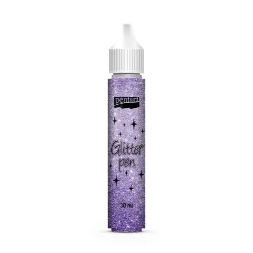 Pentart Glitrový pen PENTART 30 ml PURPUROVÁ