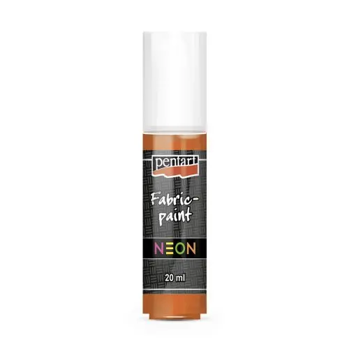 Pentart Barva na textil NEON 20 ml ORANŽOVÁ