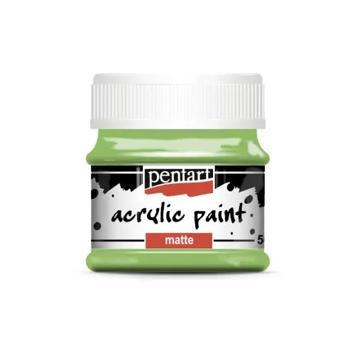 Pentart Akrylová barva matná PENTART 50 ml LISTOVÁ ZELENÁ