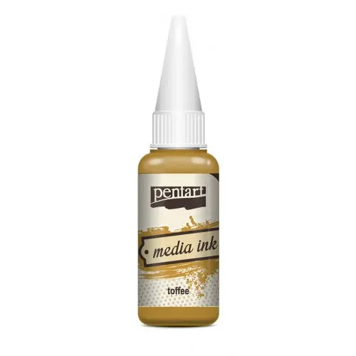 Pentart Alkoholový inkoust MEDIA INK PENTART 20 ml KARAMELOVÁ