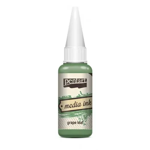 Pentart Alkoholový inkoust MEDIA INK PENTART 20 ml HROZNOVÝ LIST