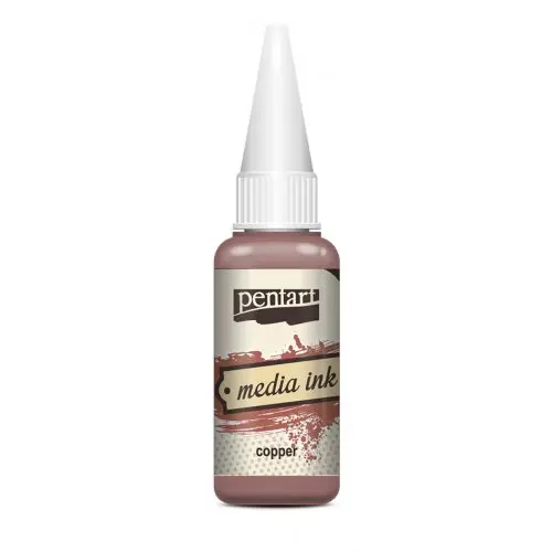 Pentart Alkoholový inkoust MEDIA INK PENTART 20 ml MĚDĚNÁ