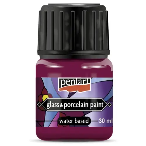 Pentart Barva na sklo a porcelán PENTART 30 ml MAGENTA
