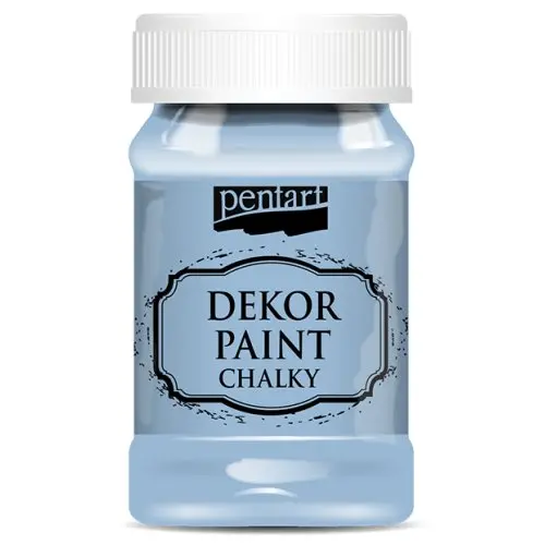Pentart Křídová a dekorační barva PENTART 100 ml LEN MODRÁ