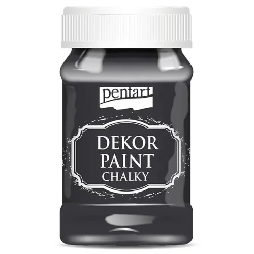 Pentart Křídová a dekorační barva PENTART 100 ml ČERNÁ