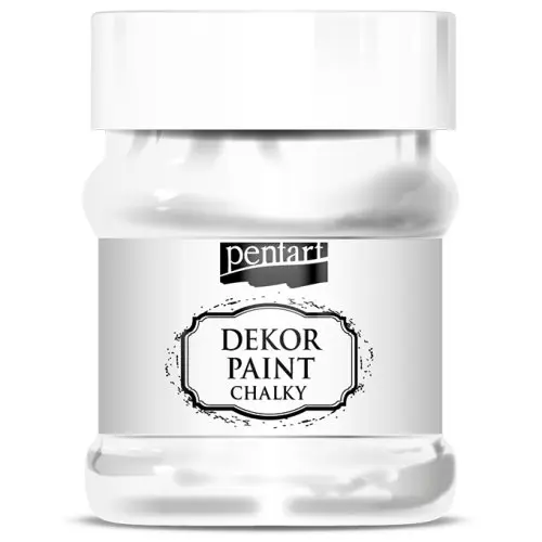 Pentart Křídová a dekorační barva PENTART 230 ml BÍLÁ