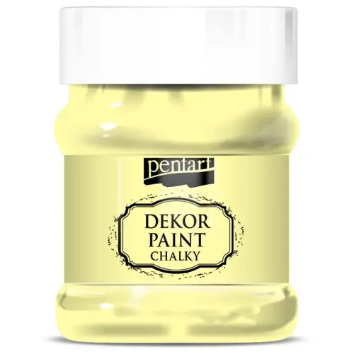 Pentart Křídová a dekorační barva PENTART 230 ml ŽLUTÁ
