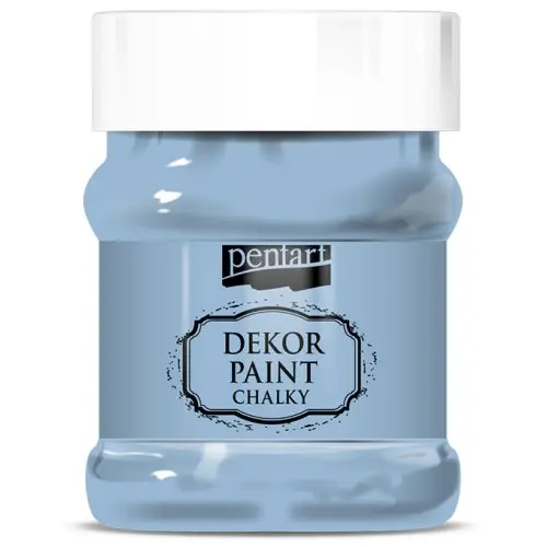 Pentart Křídová a dekorační barva PENTART 230 ml LEN MODRÁ
