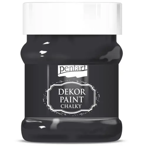 Pentart Křídová a dekorační barva PENTART 230 ml ČERNÁ