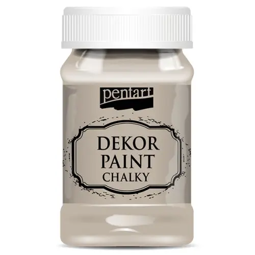 Pentart Křídová a dekorační barva PENTART 100 ml MANDLOVÁ HNĚDÁ