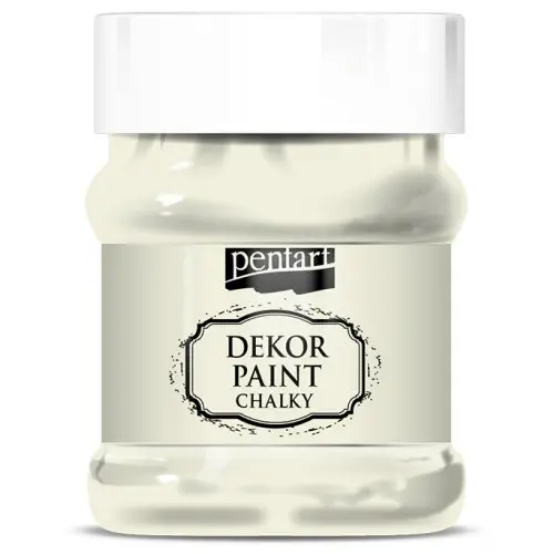 Pentart Křídová a dekorační barva PENTART 230 ml KRÉMOVÁ BÍLÁ