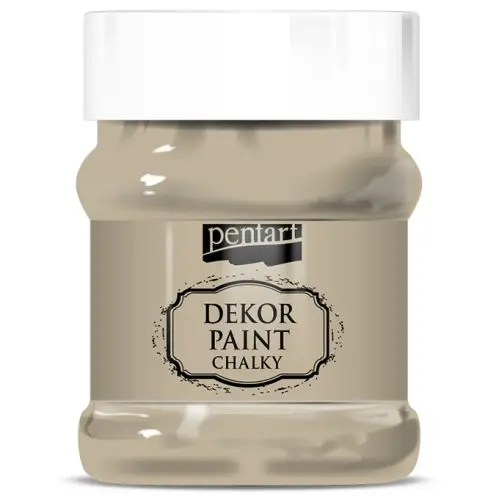 Pentart Křídová a dekorační barva PENTART 230 ml CAPPUCCINO HNĚDÁ
