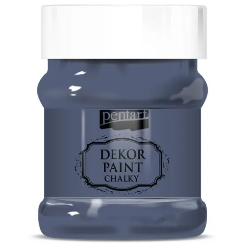 Pentart Křídová a dekorační barva PENTART 230 ml INDIGO MODRÁ