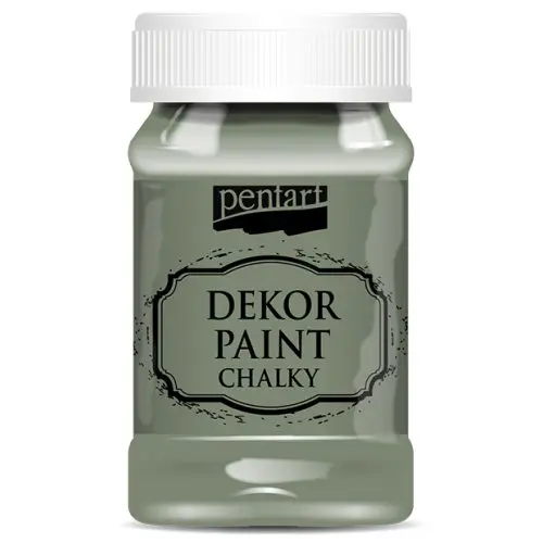 Pentart Křídová a dekorační barva PENTART 100 ml KHAKI ZELENÁ