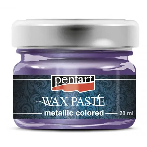 Pentart Vosková pasta barevná metalická PENTART 20 ml PURPUROVÁ