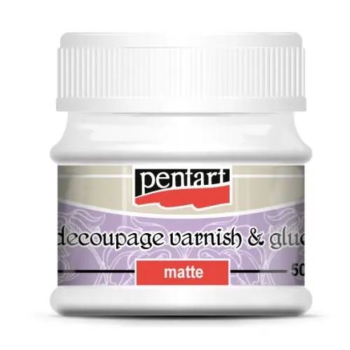 Pentart Lepidlový lak na decoupage matný PENTART 50 ml