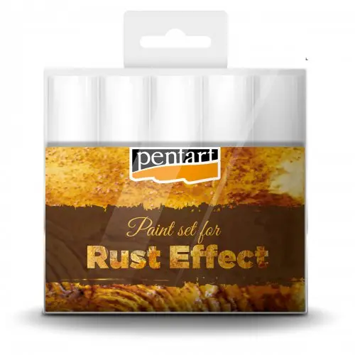 Pentart Rezavý efekt sada barev RUST EFFECT PENTART 5 x 20 ml