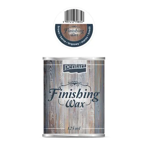 Pentart Vosk dokončovací PENTART 125 ml HNĚDÁ