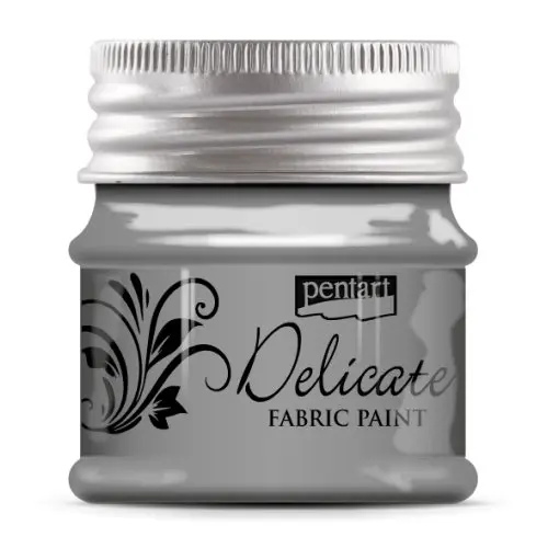 Pentart Barva na textil delikátní PENTART 50 ml ANTICKÁ STŘÍBRNÁ
