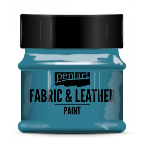 Pentart Barva na kůži a textil PENTART 50 ml TYRKYSOVÁ MODRÁ