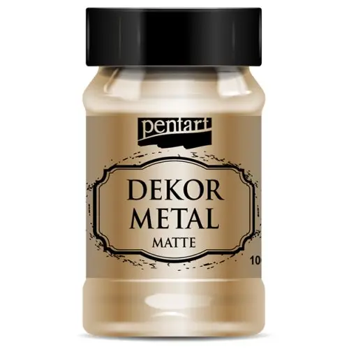 Pentart Metalická a dekorační barva PENTART 100 ml BRONZOVÁ