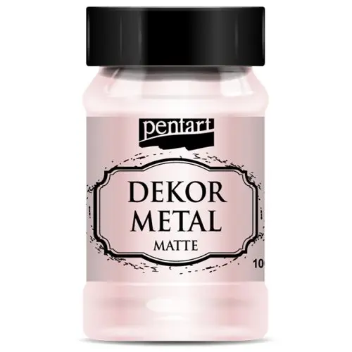 Pentart Metalická a dekorační barva PENTART 100 ml RŮŽOVO ZLATÁ