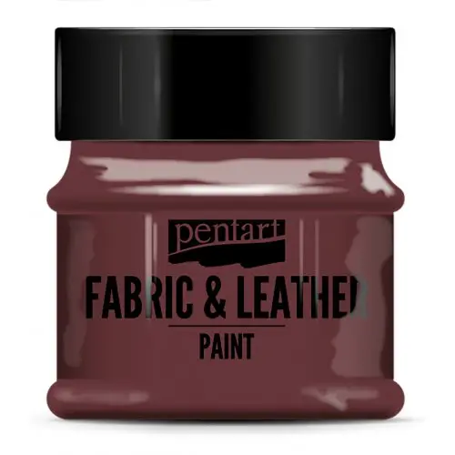 Pentart Barva na kůži a textil glitter PENTART 50 ml ČERVENÁ