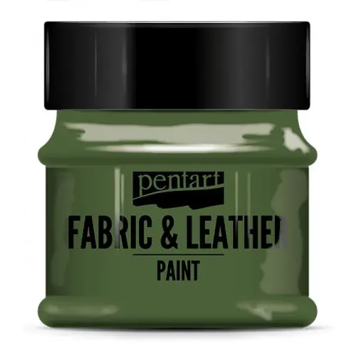 Pentart Barva na kůži a textil glitter PENTART 50 ml ZELENÁ
