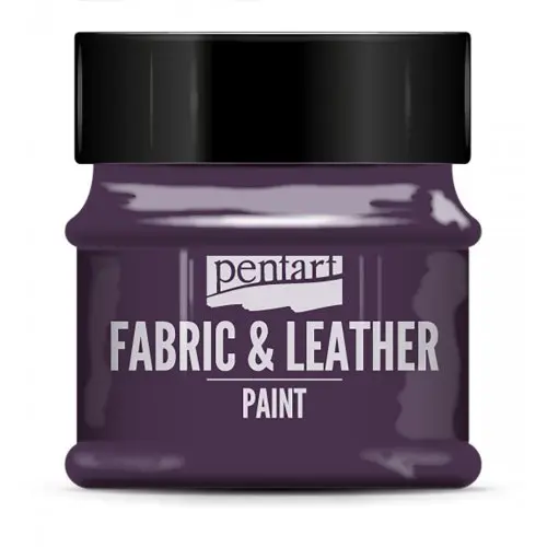 Pentart Barva na kůži a textil glitter PENTART 50 ml PURPUROVÁ