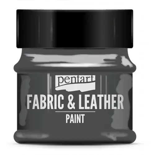 Pentart Barva na kůži a textil glitter PENTART 50 ml GRAFITOVÁ