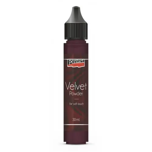 Pentart Sametový prášek PENTART 6 g TMAVÁ ČERVENÁ