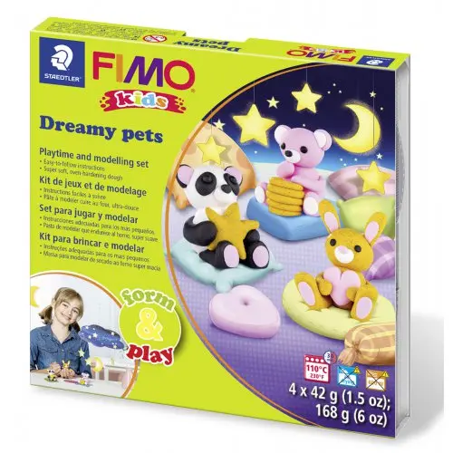 FIMO Staedtler Sada Fimo kids Form & Play ZASNĚNÍ PEJSCI