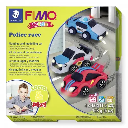 FIMO Staedtler Sada Fimo kids Form & Play POLICEJNÍ AUTO