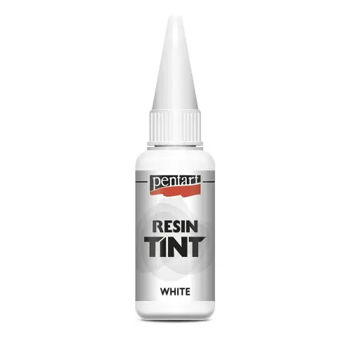 Pentart Barva do pryskyřice krycí PENTART 20 ml  BÍLÁ