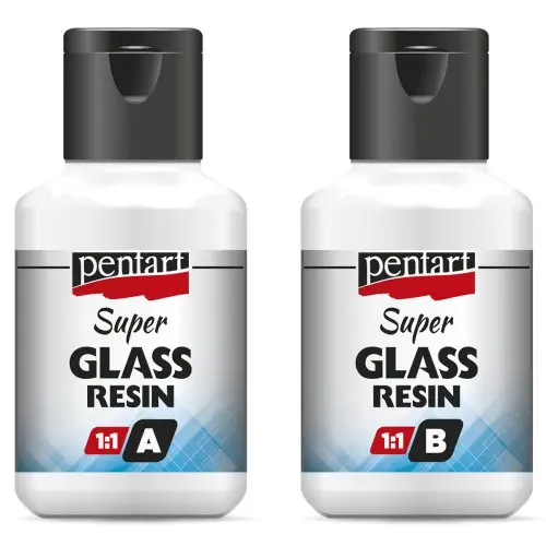 Pentart Pryskyřice SUPER GLASS PENTART dvousložková 2x40 ml