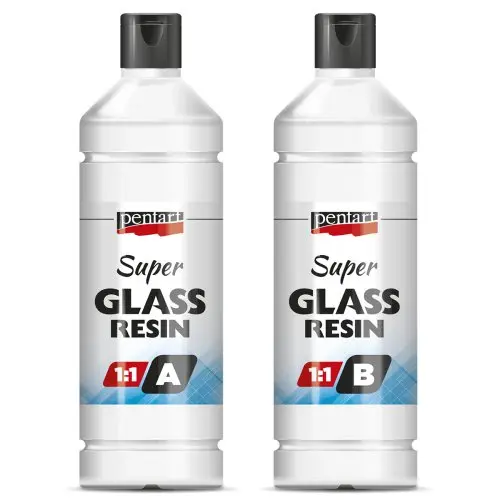 Čirá pryskyřice Super Glass Pentart 1: 1 - 250 ml