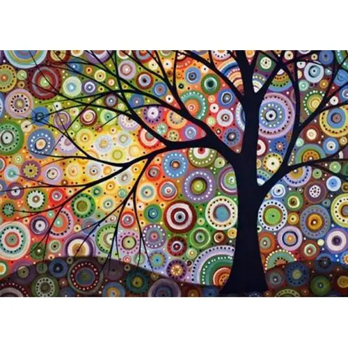 Figured ART Diamantové malování - STROM ŽIVOTA na rámu 40 x 50 cm