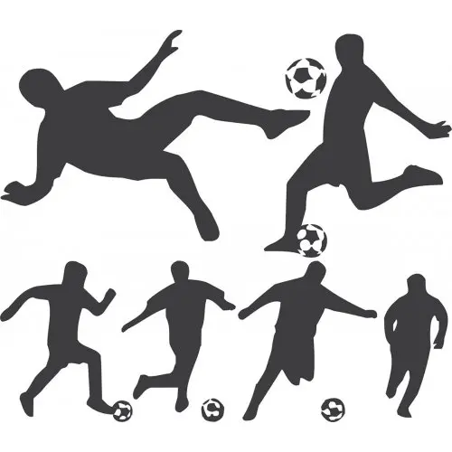 Kreativní svět Fotbal - plastová šablona 14,5x14,5 cm