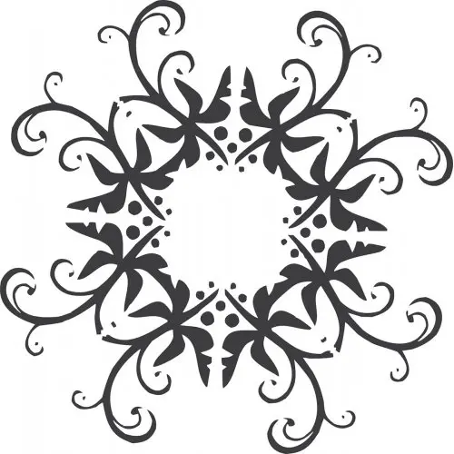 Kreativní svět Mandala - plastová šablona29x29 cm