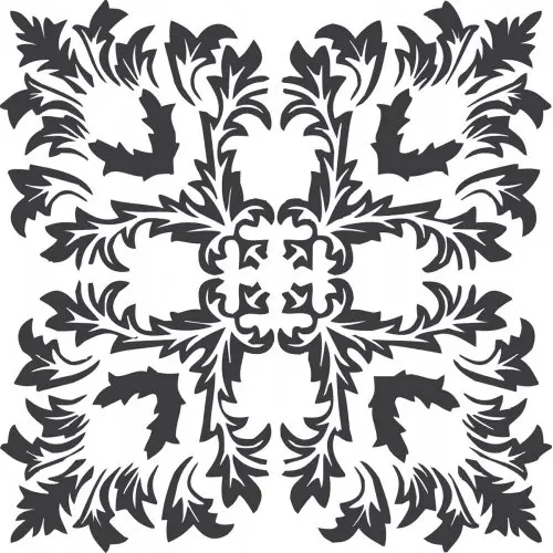 Kreativní svět Mandala - plastová šablona29x29 cm