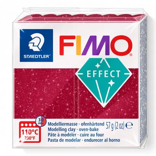 Staedtler FIMO GALAXY efekt 57g ČERVENÁ