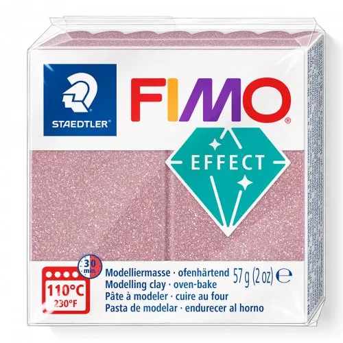 Staedtler FIMO GLITTER efekt 57 g RŮŽOVÁ ZLATÁ