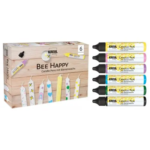 Kreul Sada CANDLE PEN KREUL voskové pero pro malování svíček BEE HAPPY