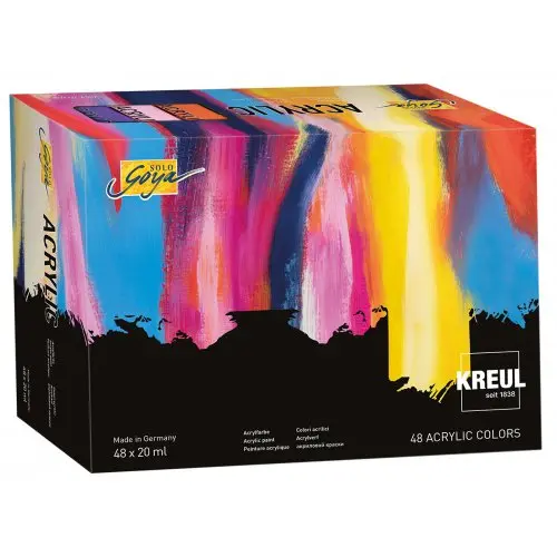 Sada akrylových barev Solo Goya KREUL 48 x 20 ml
