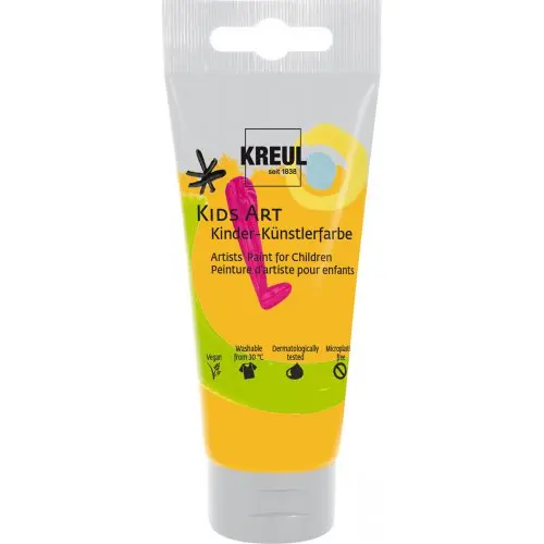Kreul Umělecká barva KIDS ART pro děti 75 ml INDIAN ŽLUTÁ
