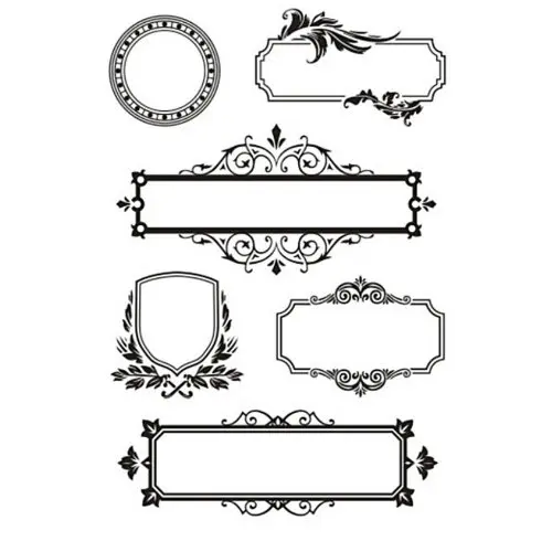 Creative Silikonovát razítka ORNAMENTY