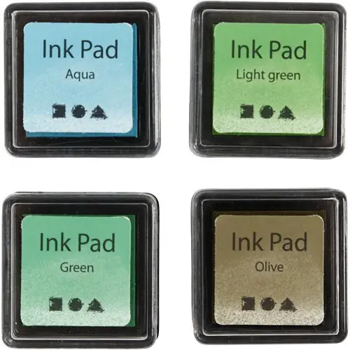 Creative Inkoustové razítkovací polštářky 4 barvy