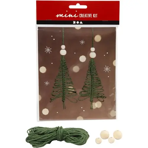 Creative Mini sada macramé VÁNOČNÍ STROMEČEK