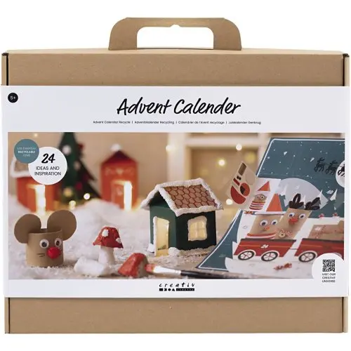 Creative Adventní kalendář z recyklovaných materiálů